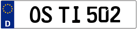 Truck License Plate